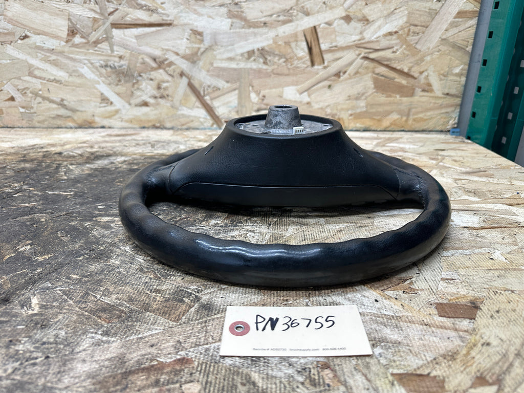 BMW 99-06 E46 3 SERIES BLACK LEATHER SPORT STEERING WHEEL OEM 101493/6760659