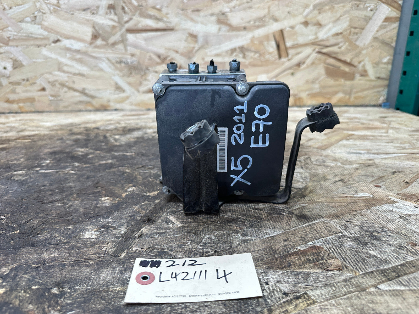 BMW 06-13 E70 X5 E71 X6 ABS ANTI LOCK BRAKE PUMP+CONTROL MODULE 6780126+6798284