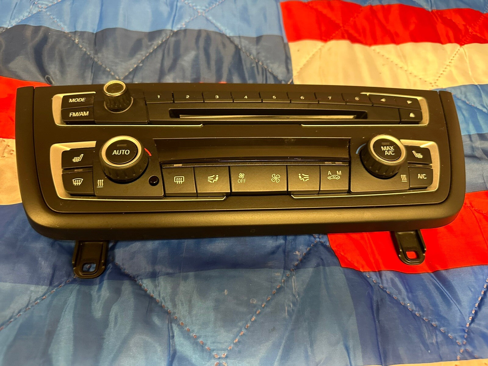12-15 BMW F30 F34 RADIO CD PLAYER A/C HEATER CLIMATE CONTROL SWITCH OEM