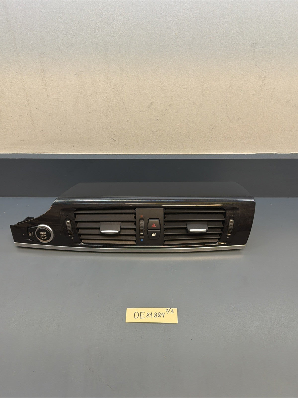 2011-2017 BMW X3 F25 Center Dash Air Vent Engine Start Stop Button OEM 9184742