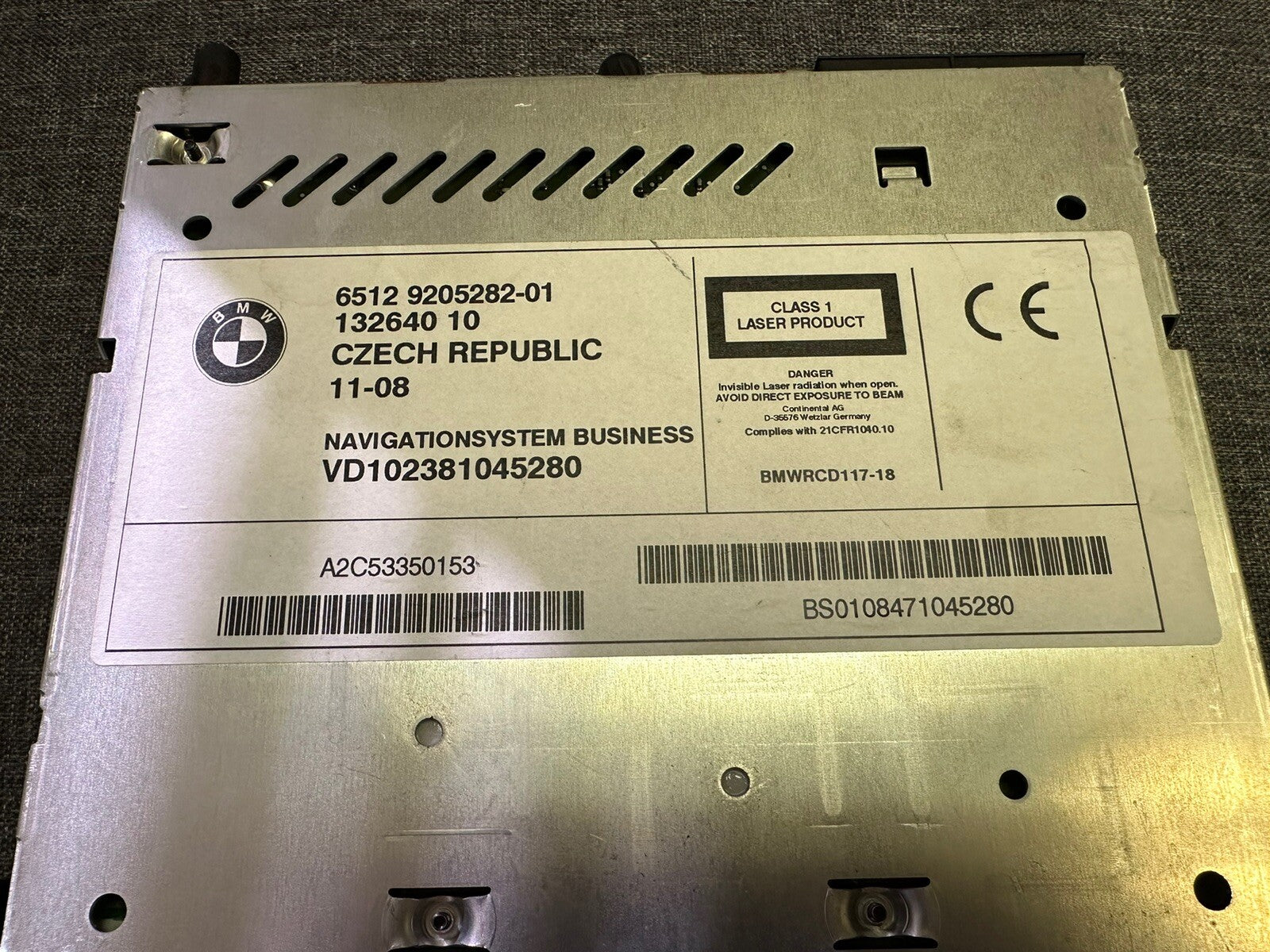 2003-2009 BMW X3 RADIO RECEIVER AM FM CD PLAYER INFO PHONE NAV OEM 132640 10