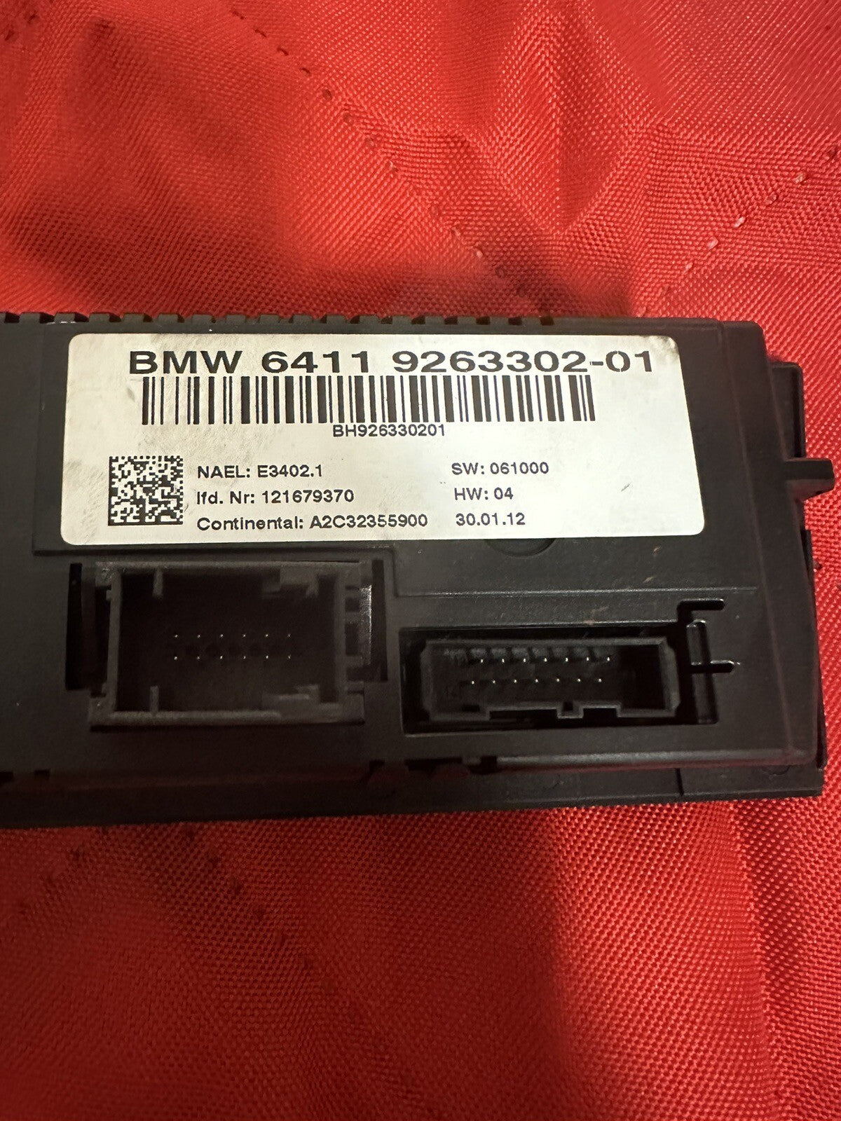 10-12 BMW 1 SERIES A/C HEATER CLIMATE CONTROL OEM 9263302