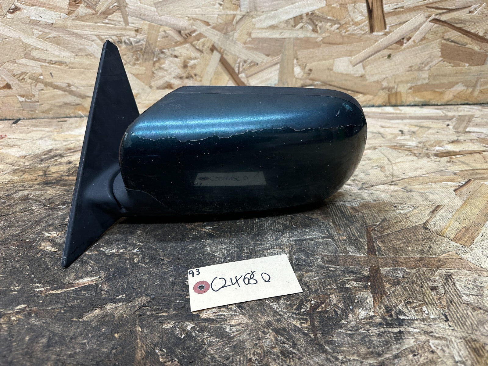 BMW 1995-2001 E38 7 SERIES GREEN DRIVER SIDE MIRROR OEM 010371