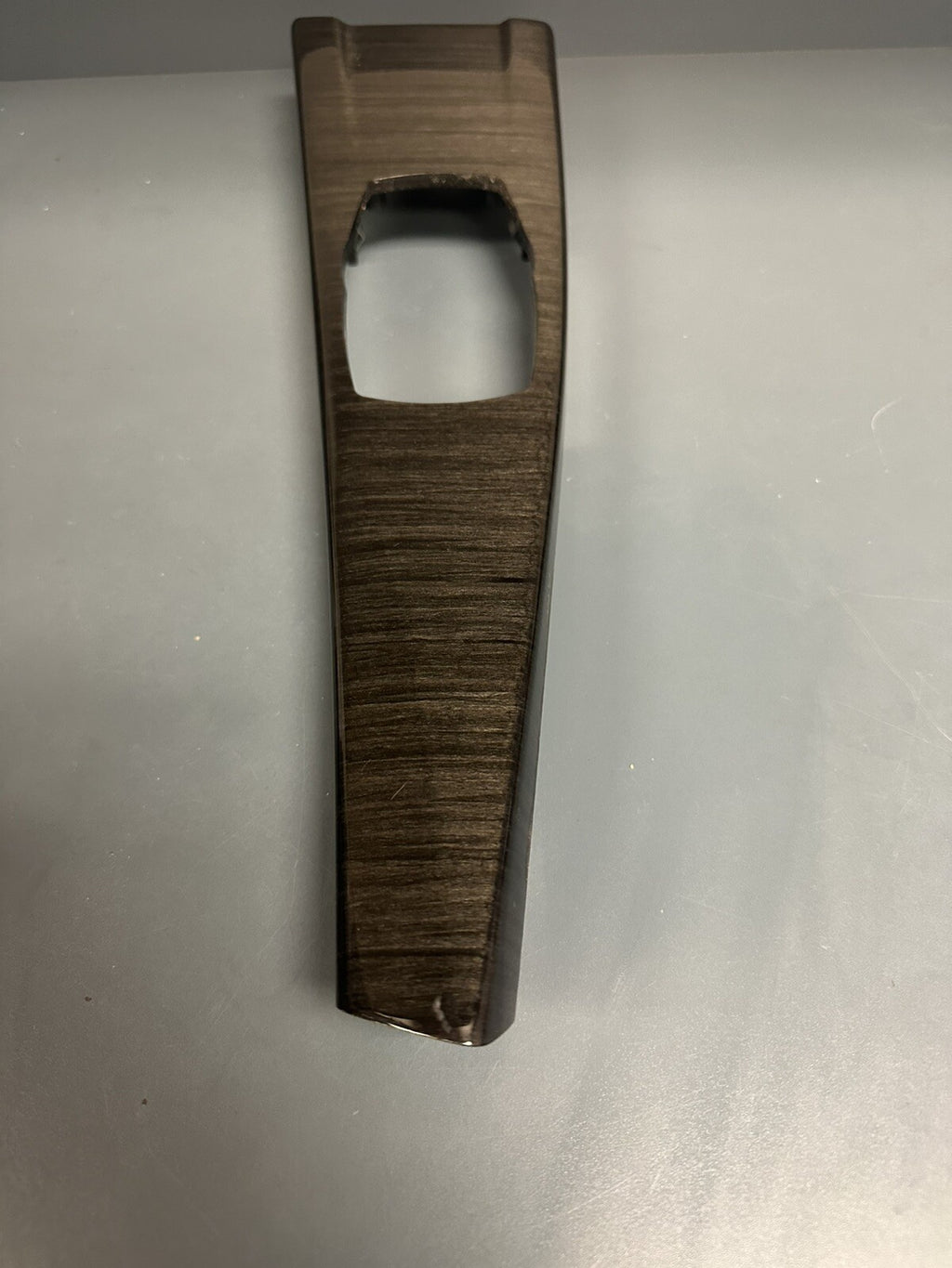 12-18 BMW F30 CENTER CONSOLE TRIM BEZEL PANEL COVER WOOD GRAIN 9232072 OEM