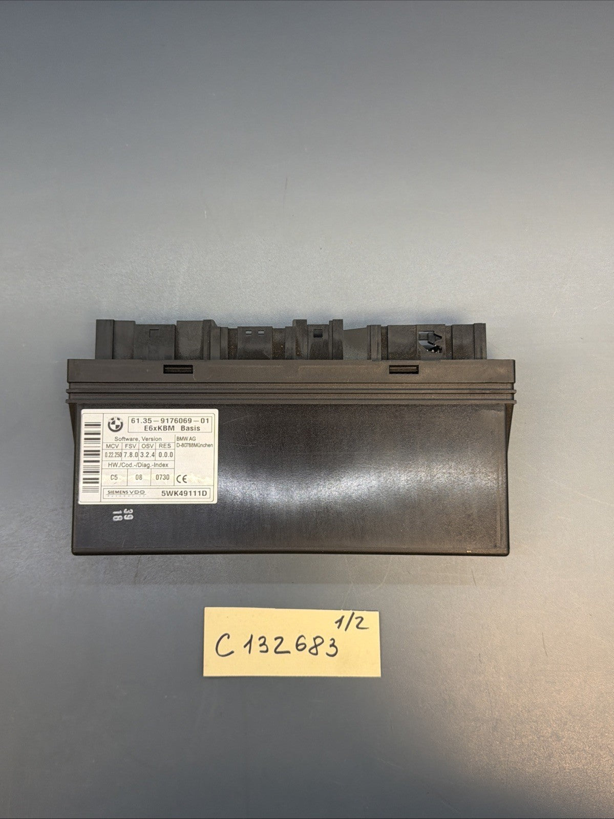 2008-2010 BMW 528i 535i General Body Control Module 9176069