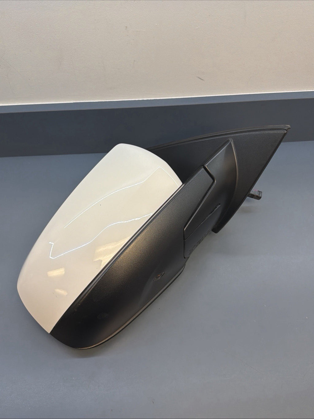 07-13 BMW X3 X5 X6 E70 RIGHT DOOR REAR VIEW MIRROR WHITE 7181175 OEM
