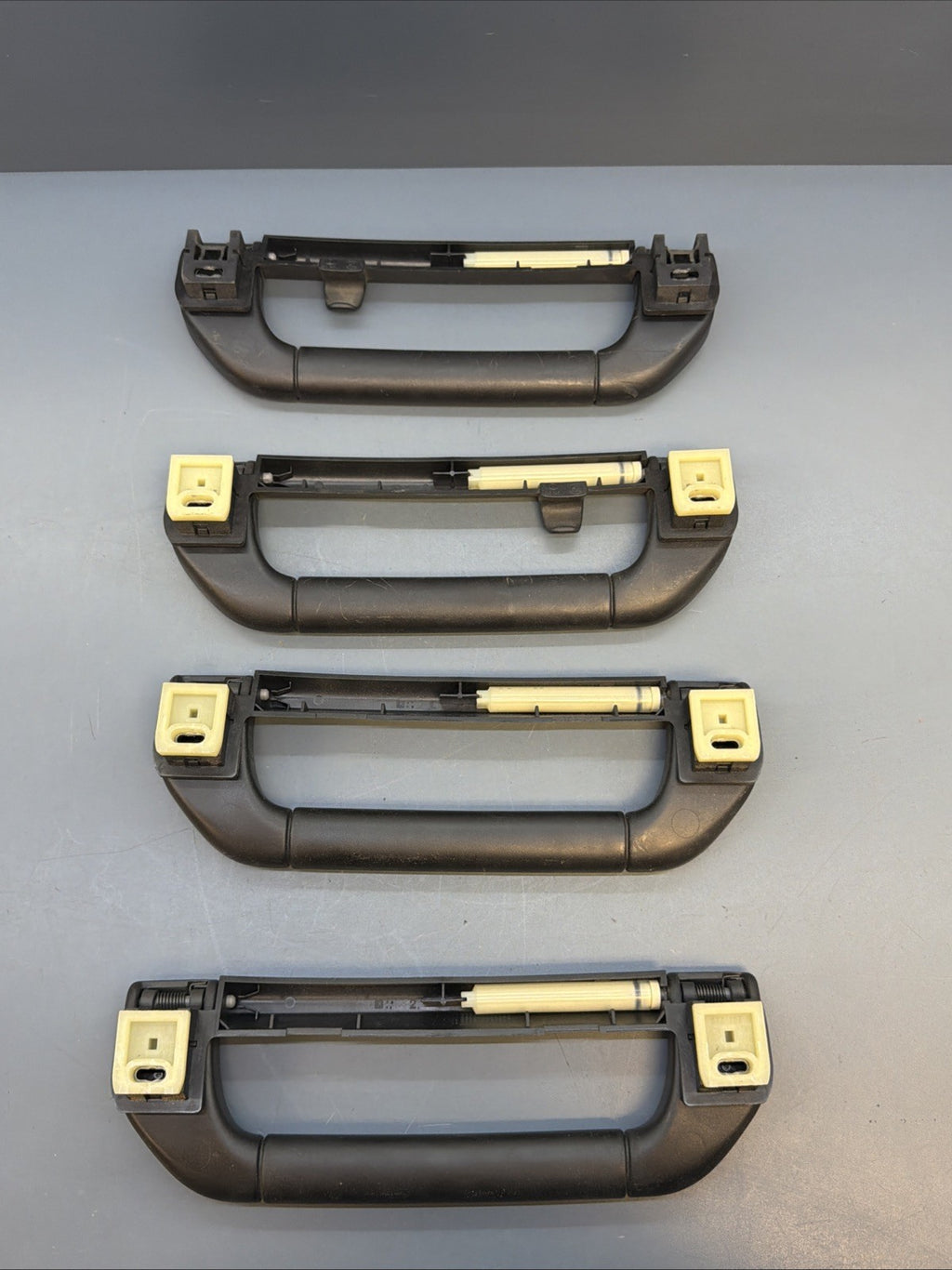 2001-2006 OEM BMW X5 E53 ROOF HANDLE GRAB HANDLE SET BLACK 8257226 SET OF 4