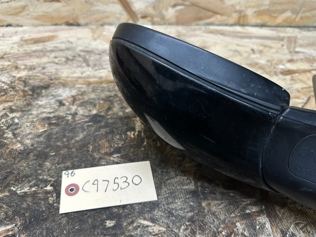 BMW 2006-2012 E90 LCI 3 SERIES FRONT LEFT DRIVER SIDE MIRROR BLACK OEM 7182695