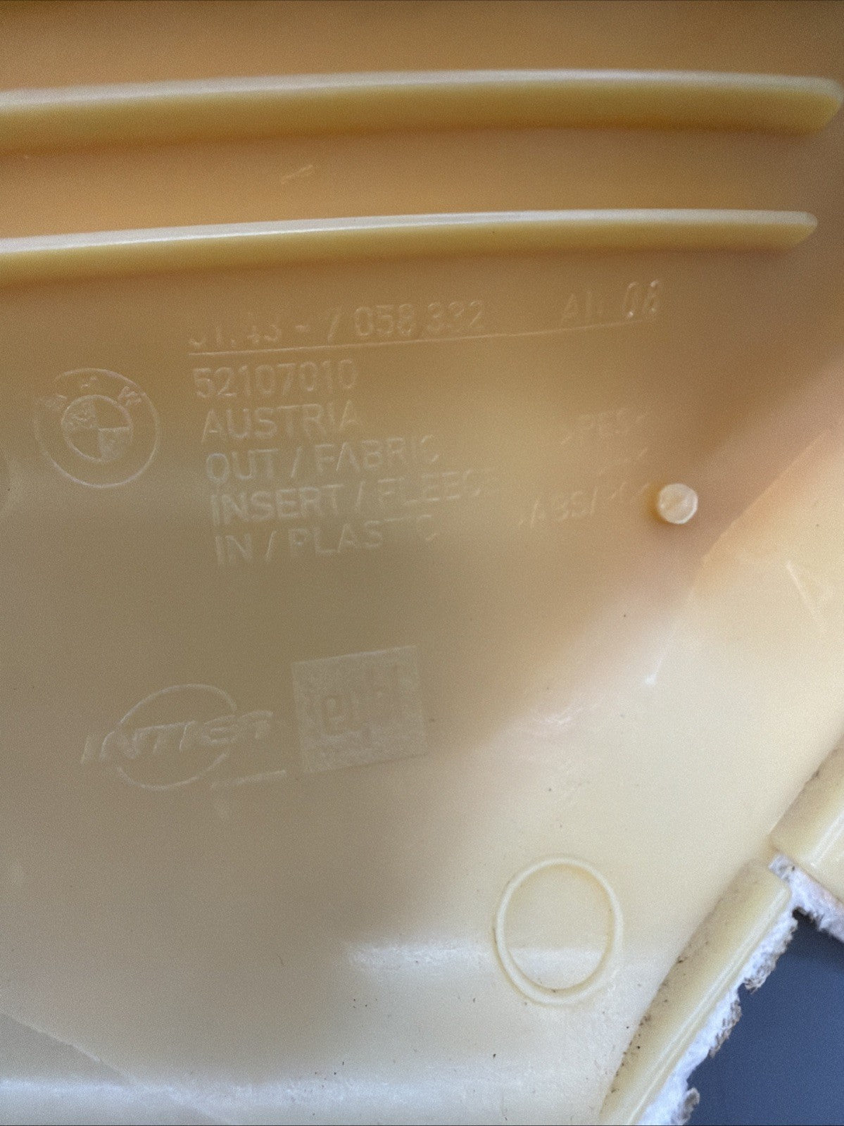 06-11 Bmw E90 328 330 335 Front Windshield A Pillar Column Cover Trim Set TAN