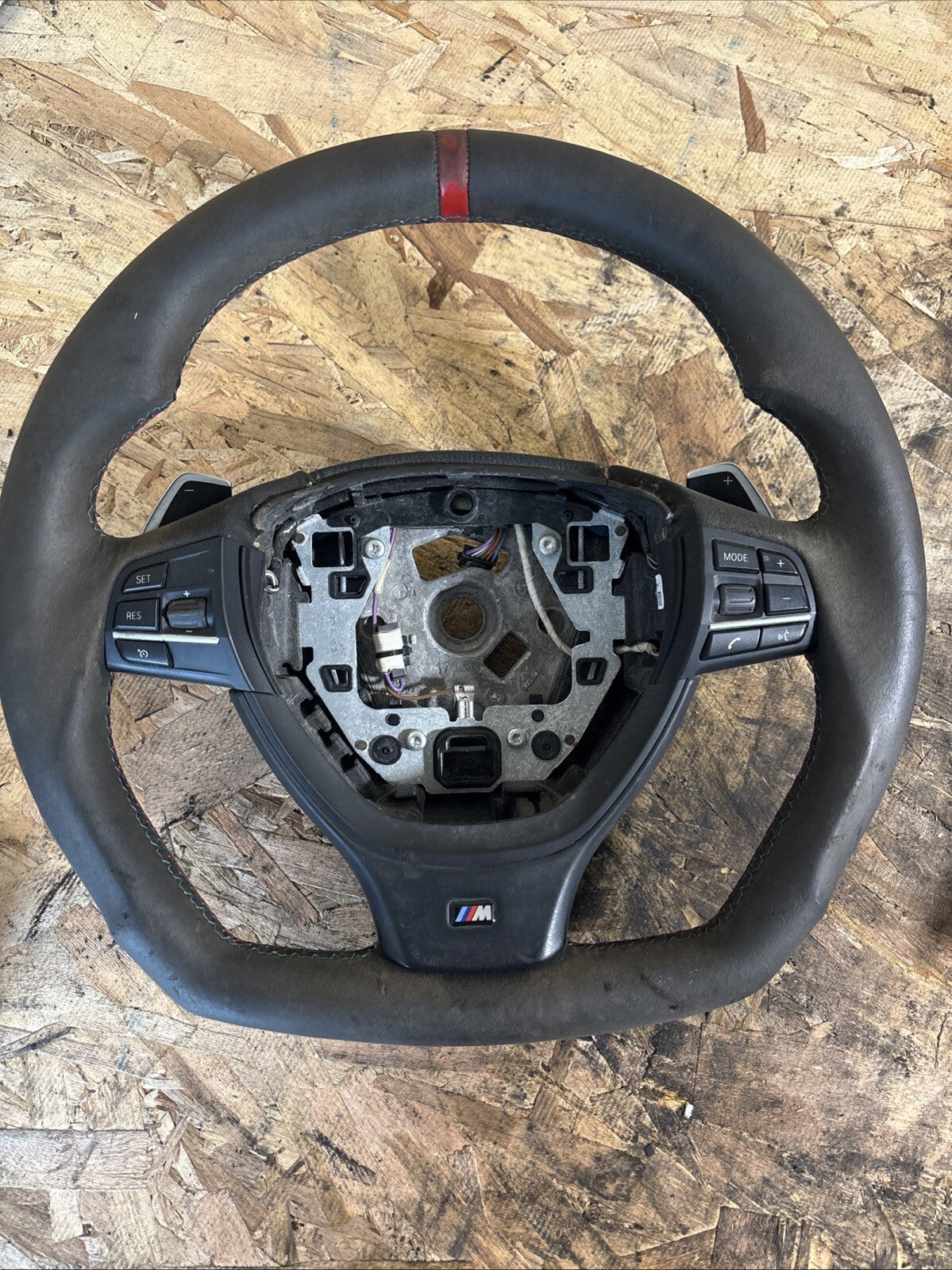11 12 13 14 15 16 BMW 528i Heated Leather Sport Steering Wheel; Black 3233679089