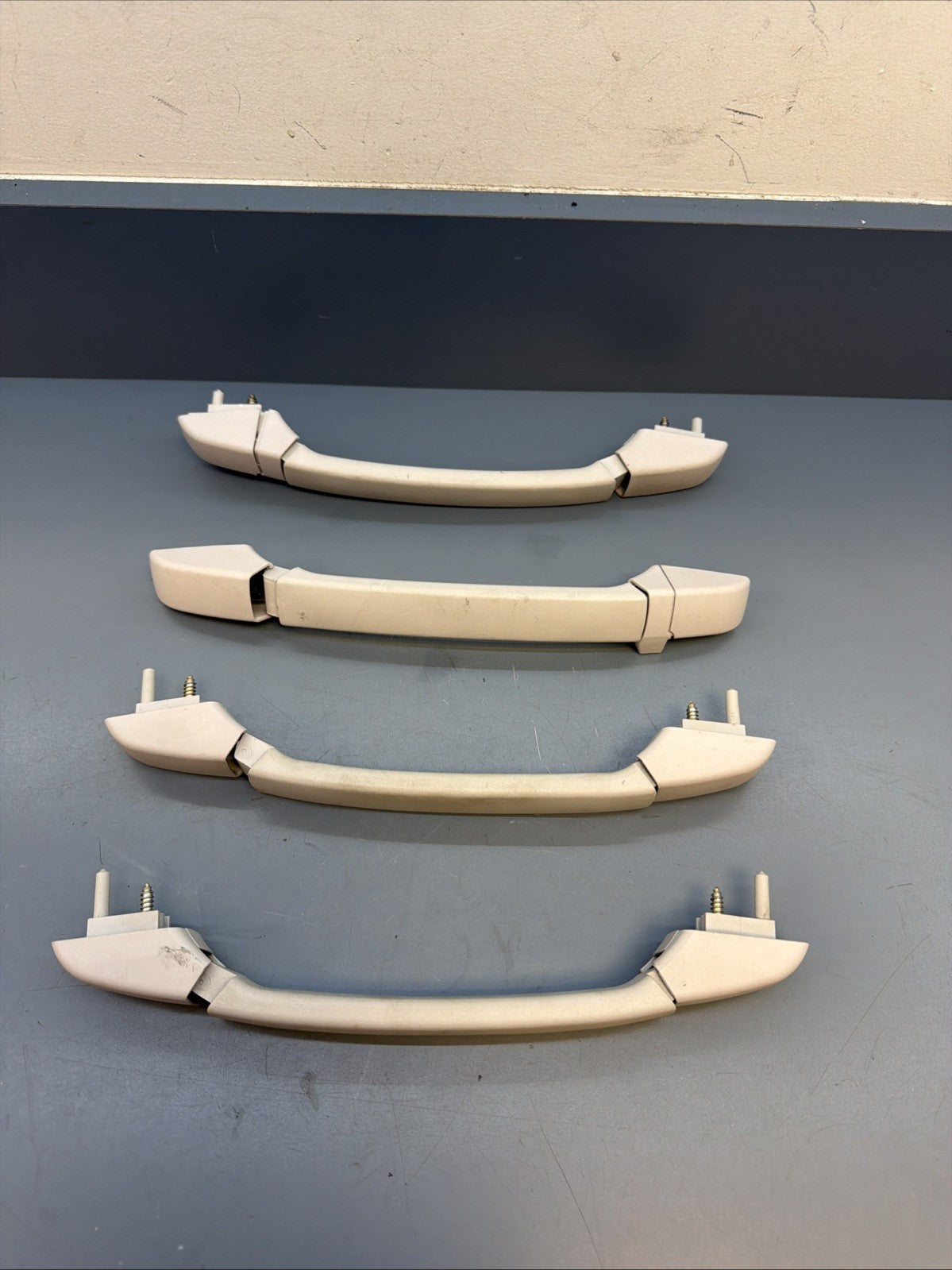 2000-2005 BMW E46 3-Series Interior Roof Grab Handle Set Grey OEM 8231321