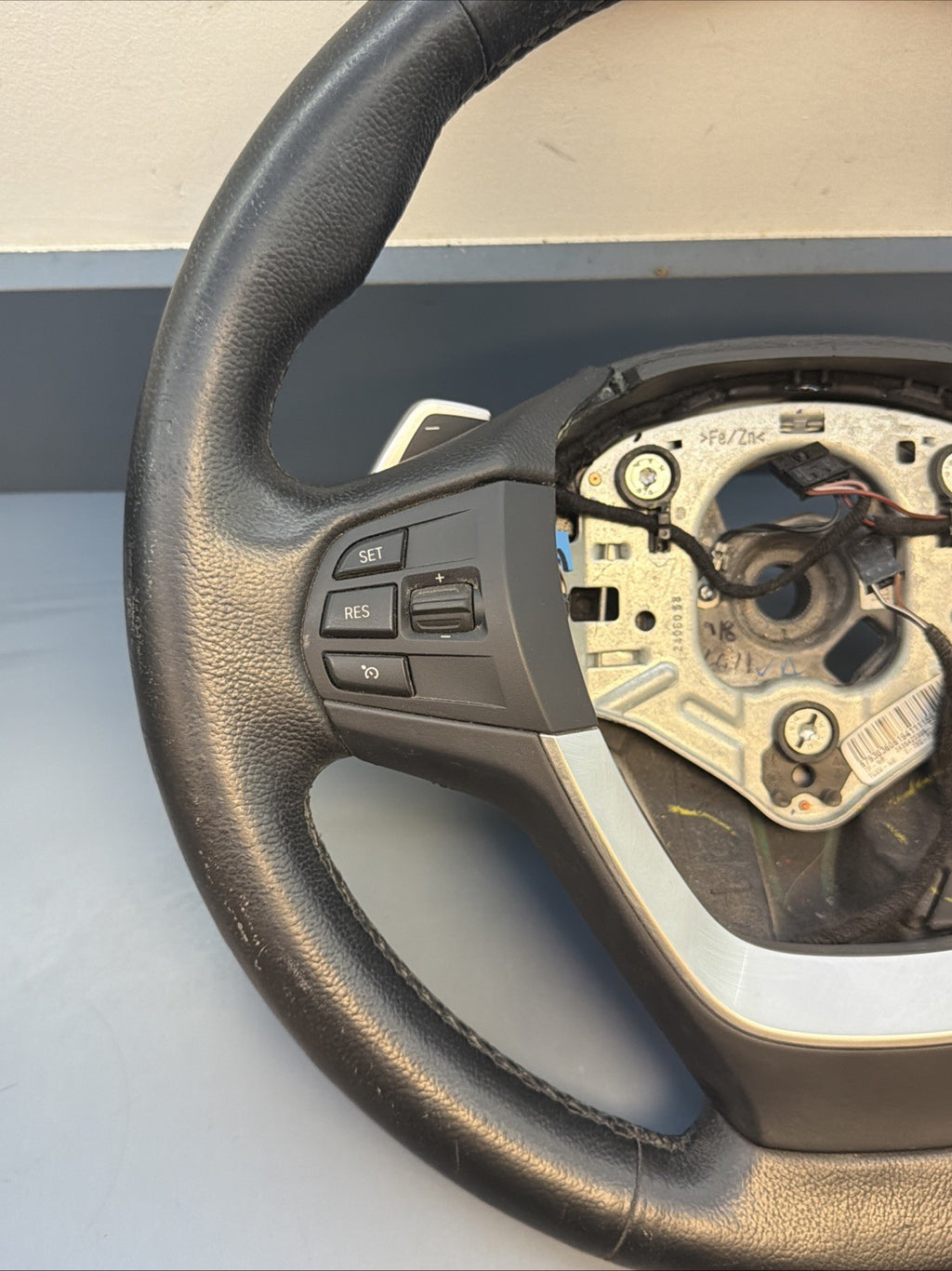BMW 2011-2017 F25 X3 BLACK LETHER STEERING WHEEL HEATED SPORT OEM 2406058