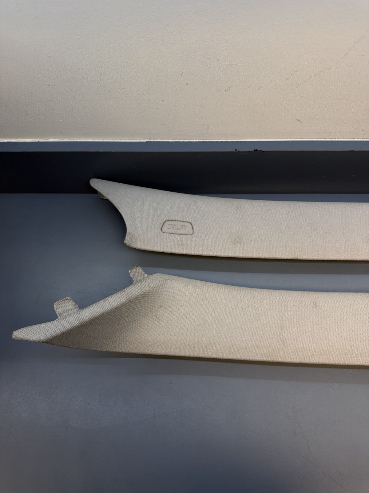 12-2015 BMW X1 Front Left Right A Pillar Trim Panel Cover 2990774 2990773 GRAY