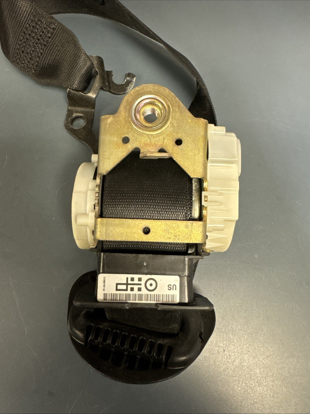 BMW E90 E91 3 Series Front Right Passenger Seatbelt Retractor Black OEM 33052212