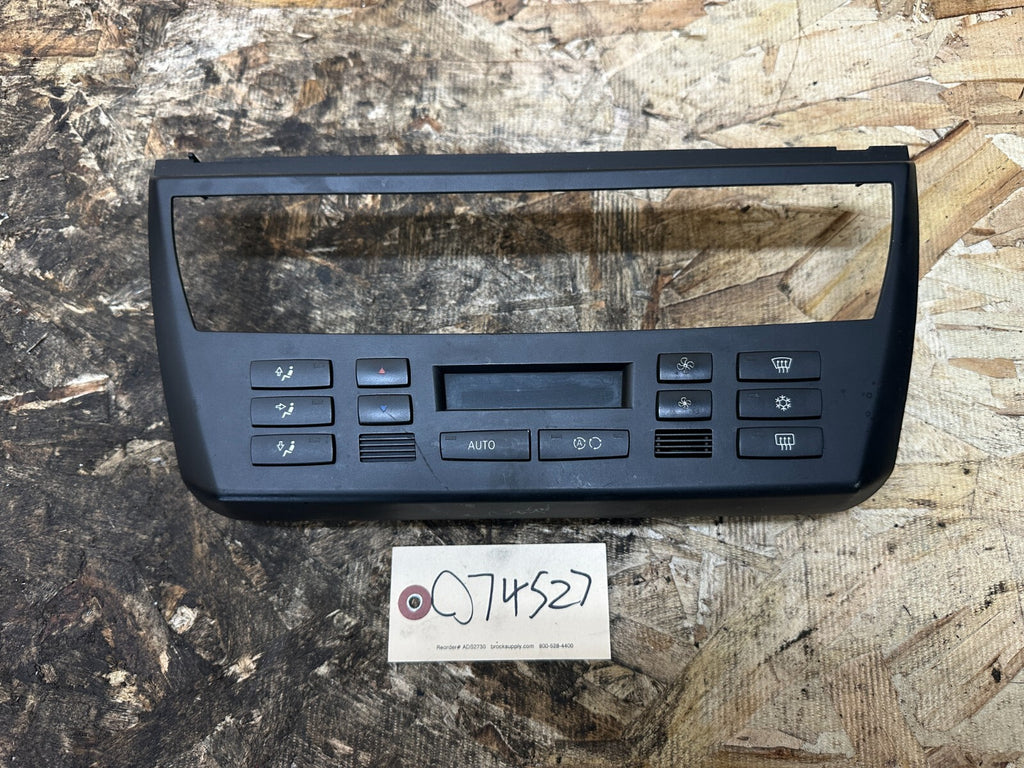BMW 03-10 E83 X3 FRONT CENTER CONSOLE CLIMATE CONTROL PANEL BLACK OEM 3417544