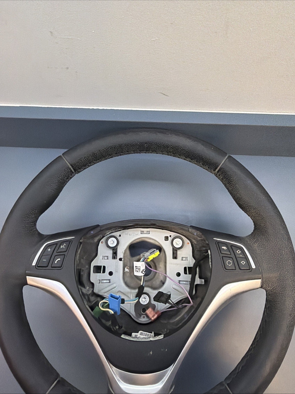 7-13 BMW X-1 Sport Steering Wheel Heated Leather W/O Paddles LCI OEM 6853133