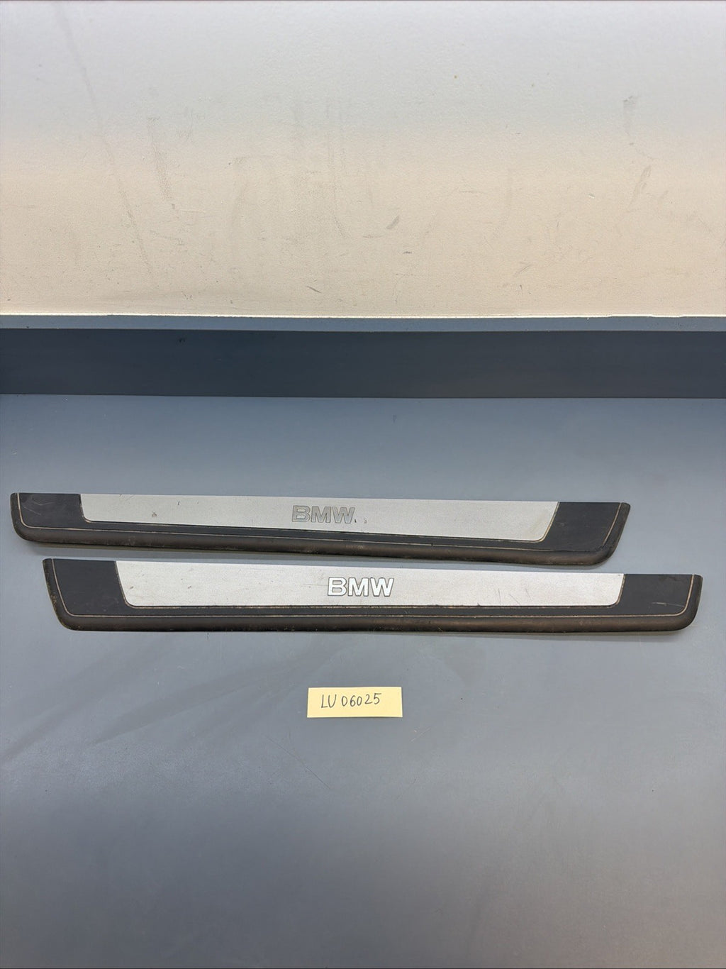 03-08 Bmw E85 Z4 Right Left Door Sill Entrance Scuff Plate Set Oem 7016654/653