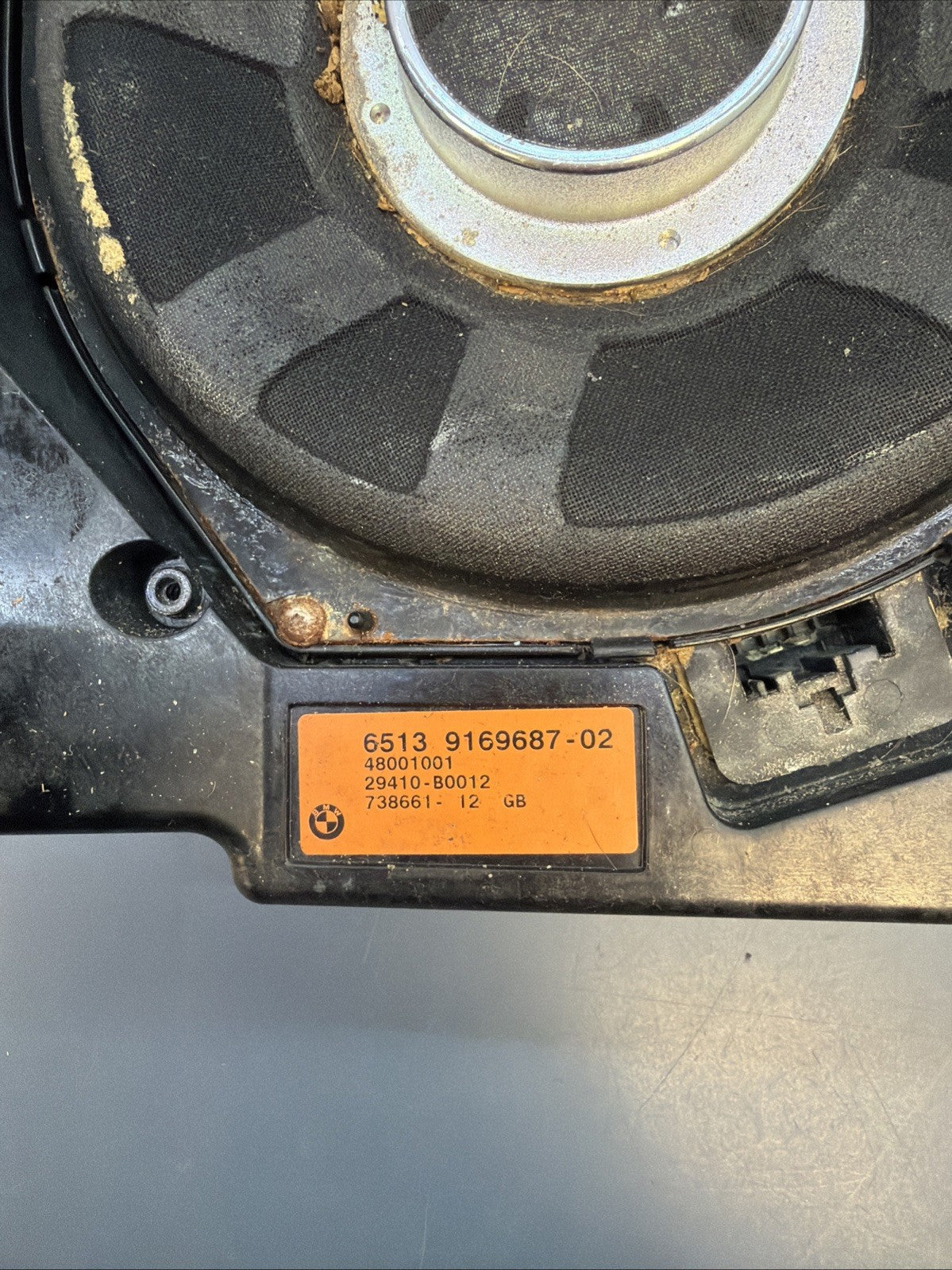 2011-2016 BMW F10 F13 5 6 Series Left Driver Sub Woofer Speaker OEM 9169687