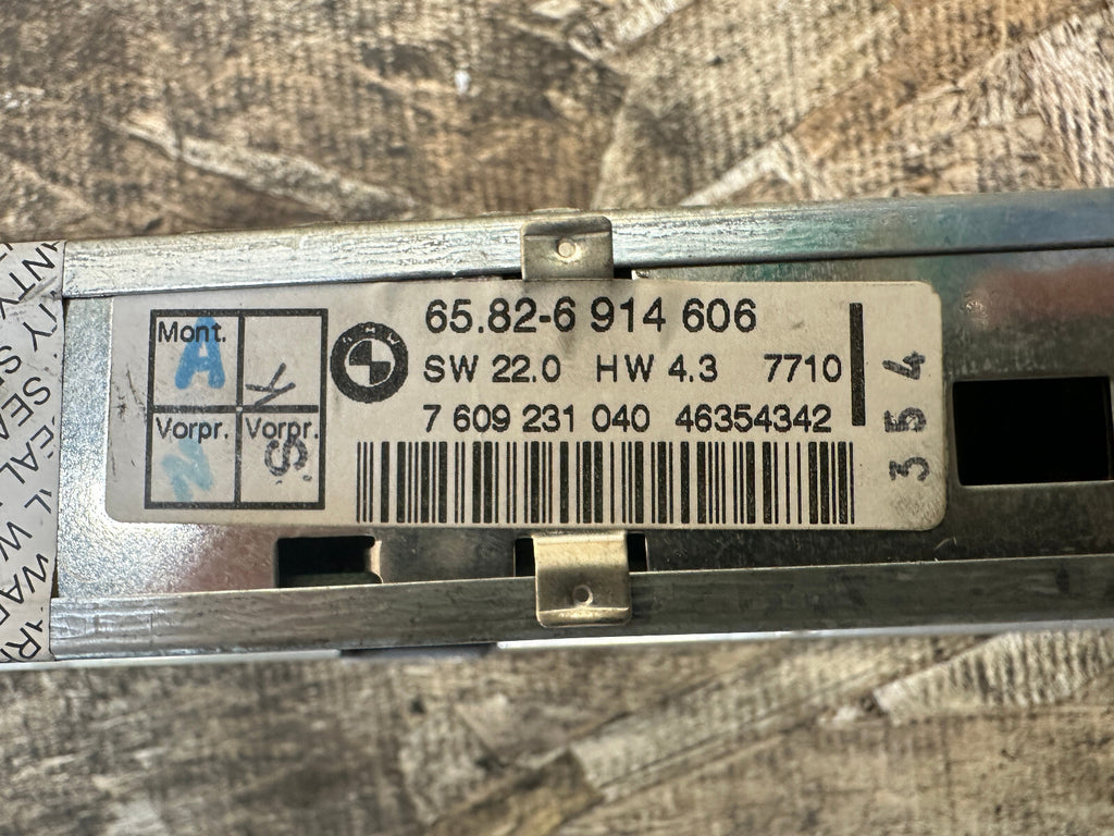 BMW 98-06 E53 X5 CENTRAL INFORMATION DISPLAY+RADIO TUNER OEM 6914606