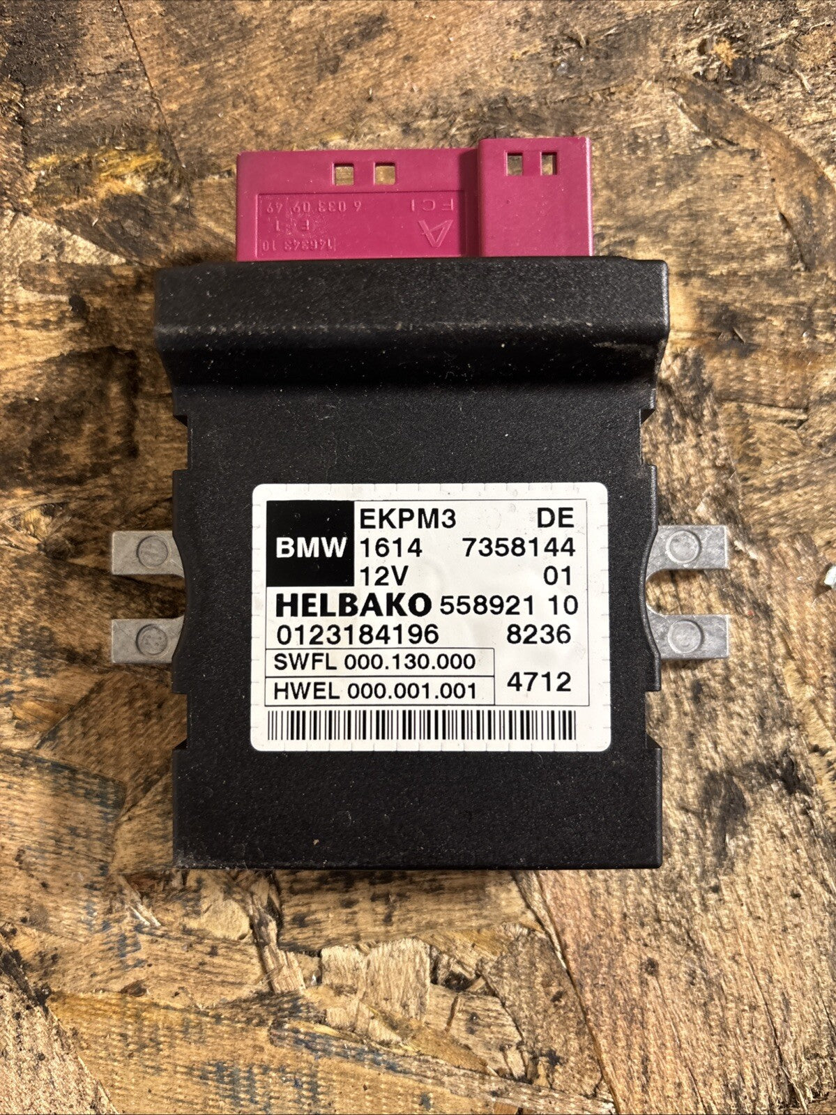 14-18 BMW 3 4 F30 F32 F36 328 320 FUEL PUMP CONTROL MODULE EKPM3 OEM 7371832