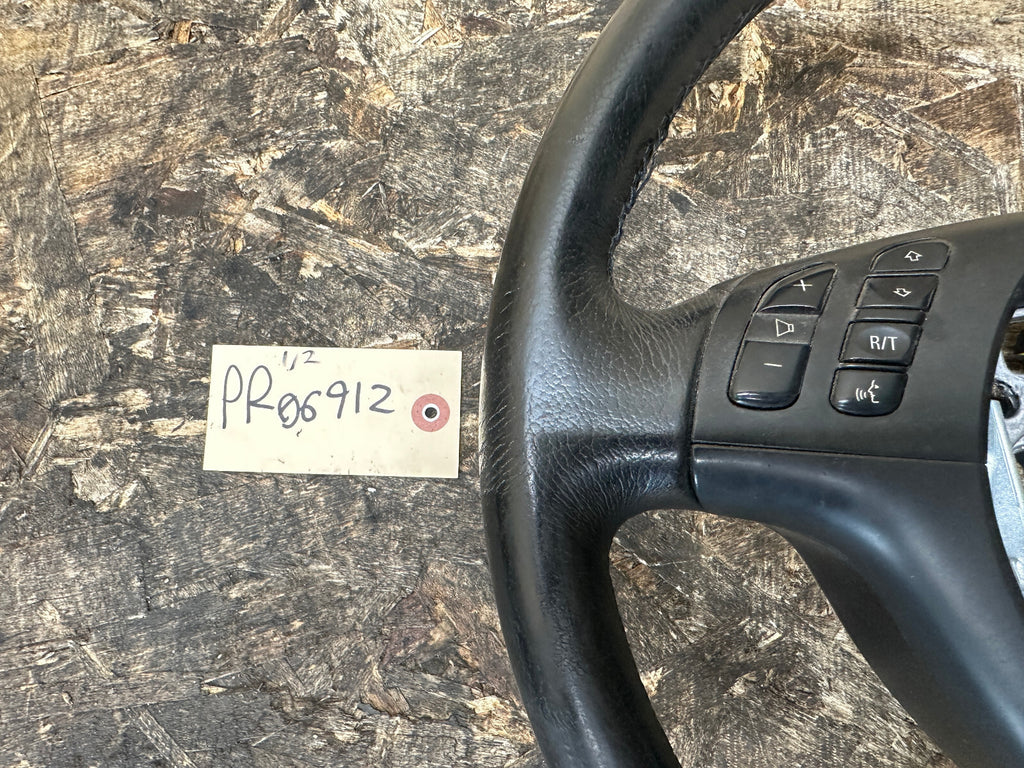 BMW 99-06 E46 3 SERIES BLACK LEATHER SPORT STEERING WHEEL OEM 101493/6760659