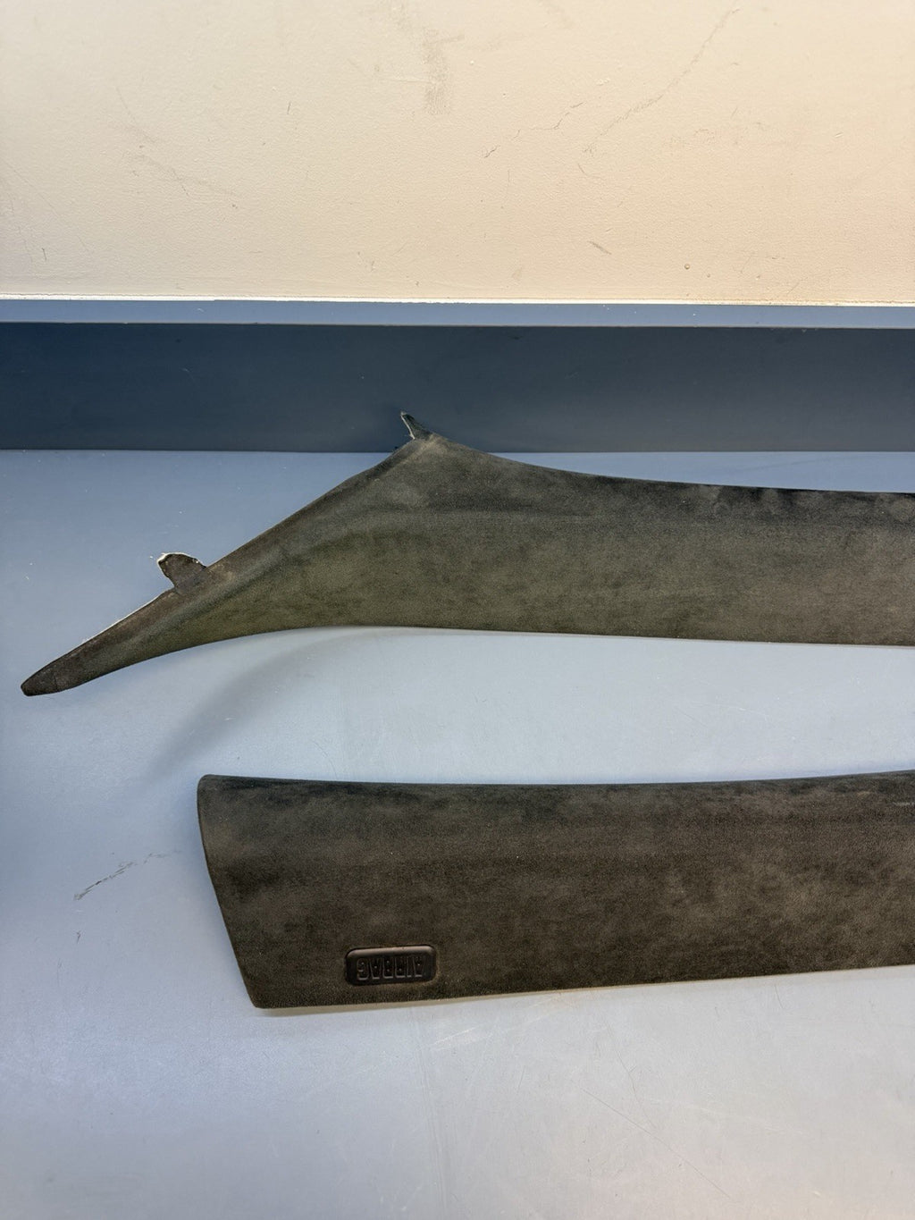 04-10 BMW E63 M6 Headliner Roof Pillar Trim Sun Visor Black Alcantara Set OEM