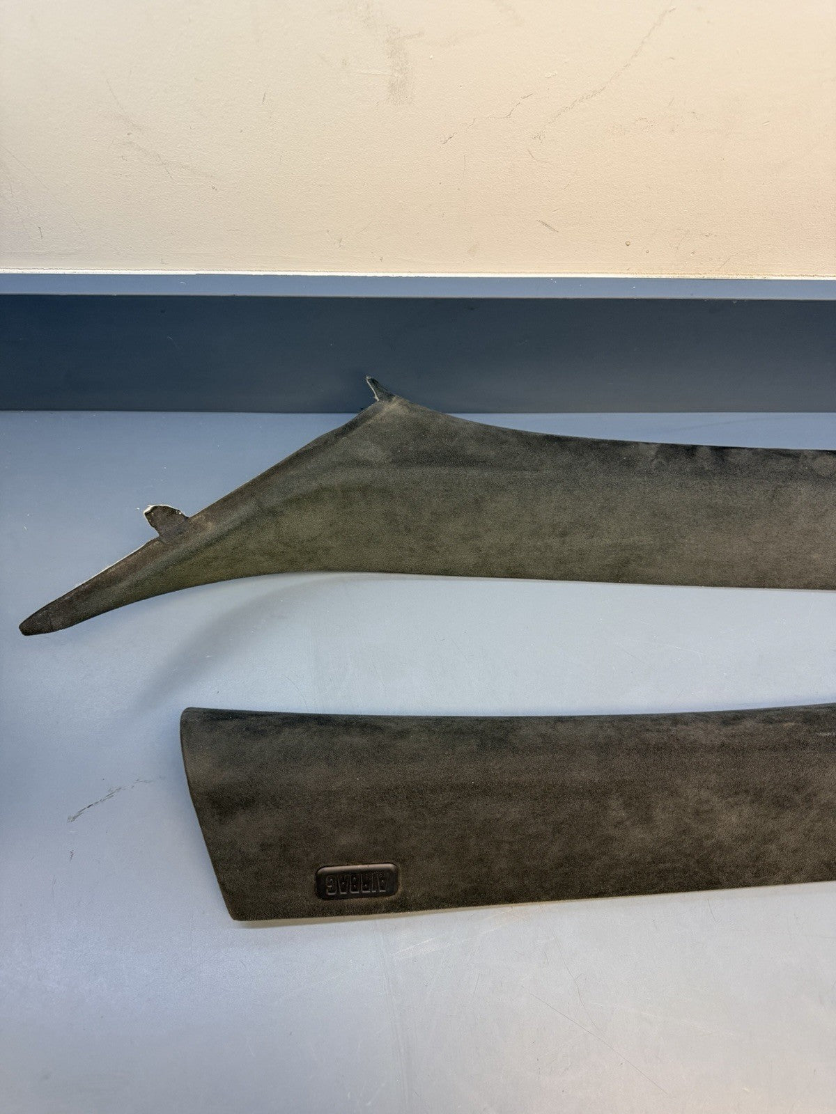 04-10 BMW E63 M6 Headliner Roof Pillar Trim Sun Visor Black Alcantara Set OEM