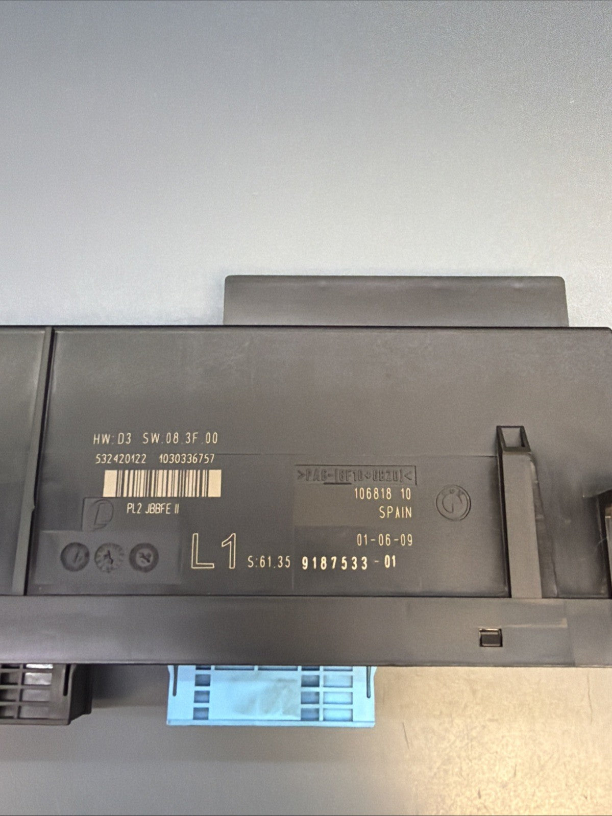 2007 2008 2009 2010 BMW E92 E93 COUPE 328I BCM BODY CONTROL MODULE UNIT 9187533