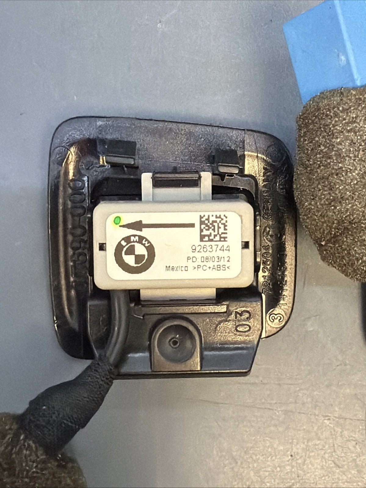 12 - 18 BMW F30 F10 Overhead Microphone Mic Handsfree Telephone 9263744 OEM