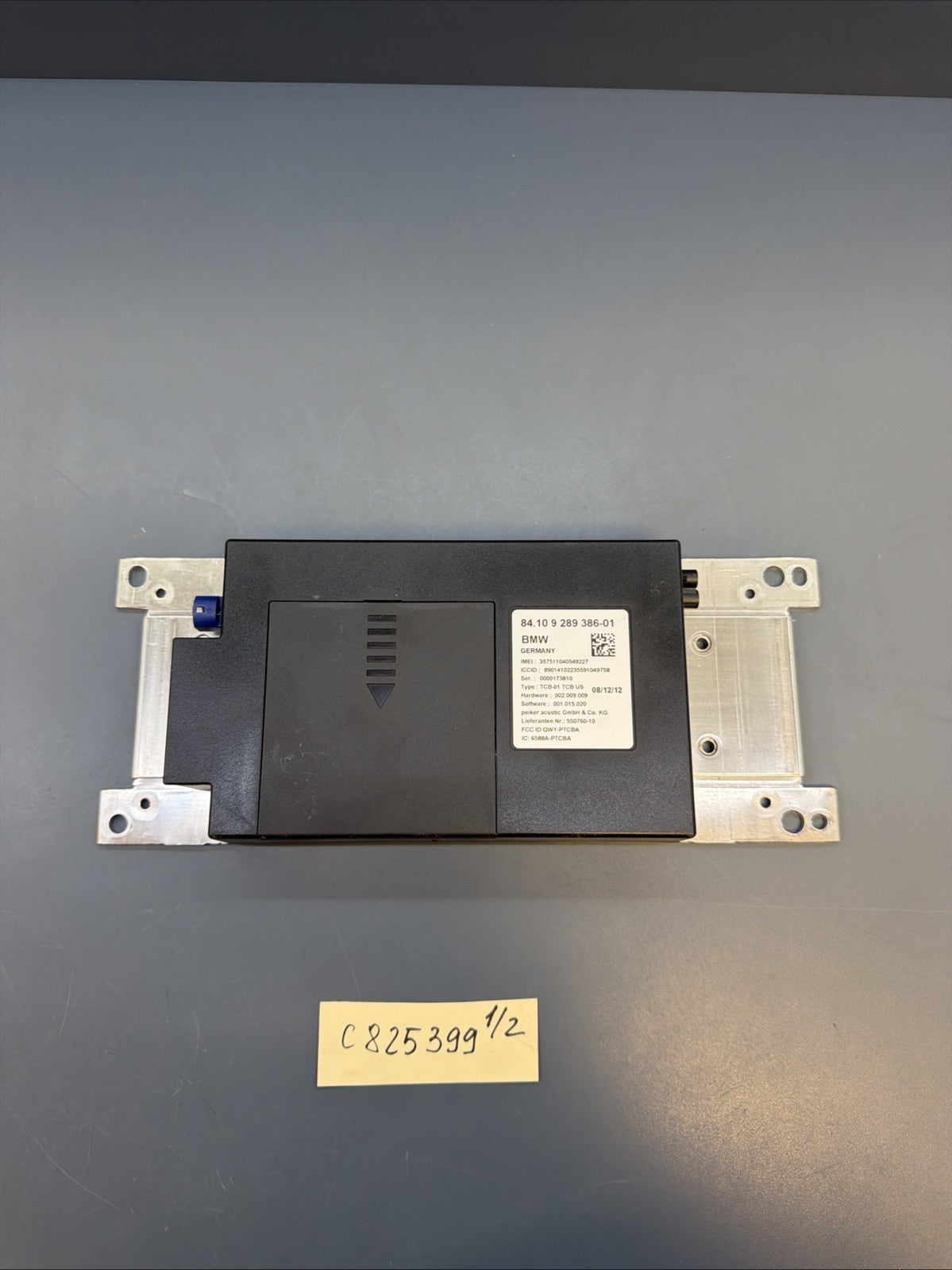 11-13 BMW F10 Bluetooth Telematics Communication Control Module 9289386