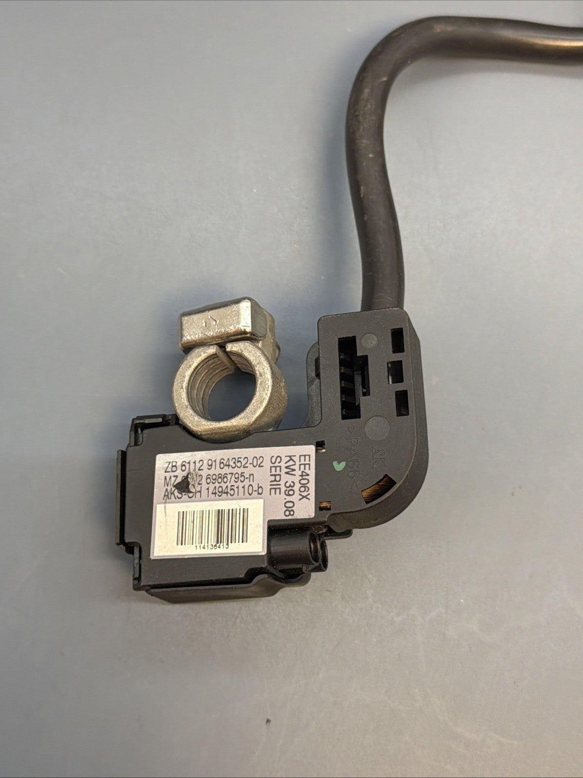 06-13 BMW X5 E70 E90 328i 325i Rear Trunk Battery Negative Cable 9164352