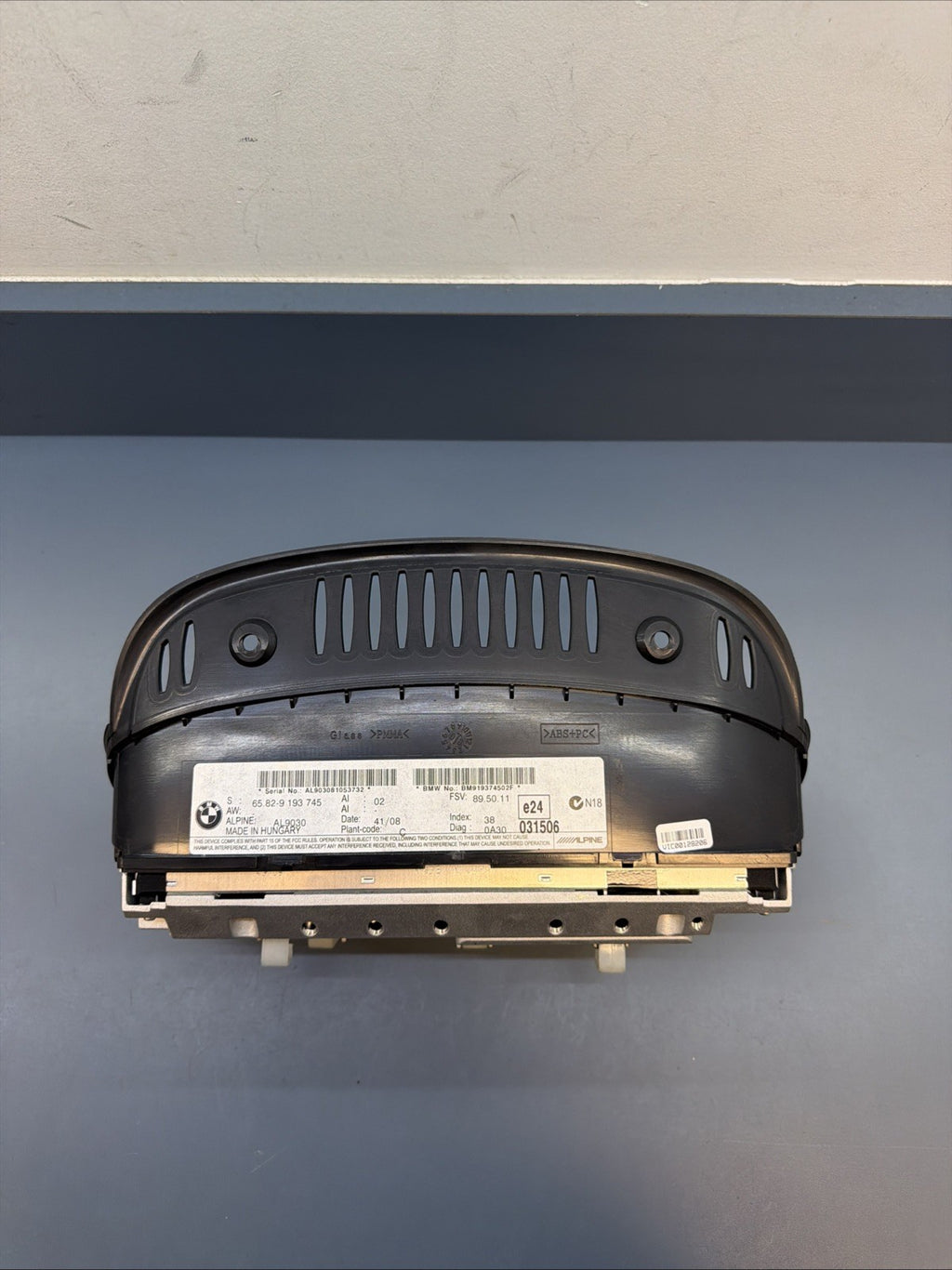 BMW 2006-2013 E90 E92 E9X SAT GPS NAVIGATION DISPLAY SCREEN iDrive OEM 9193745