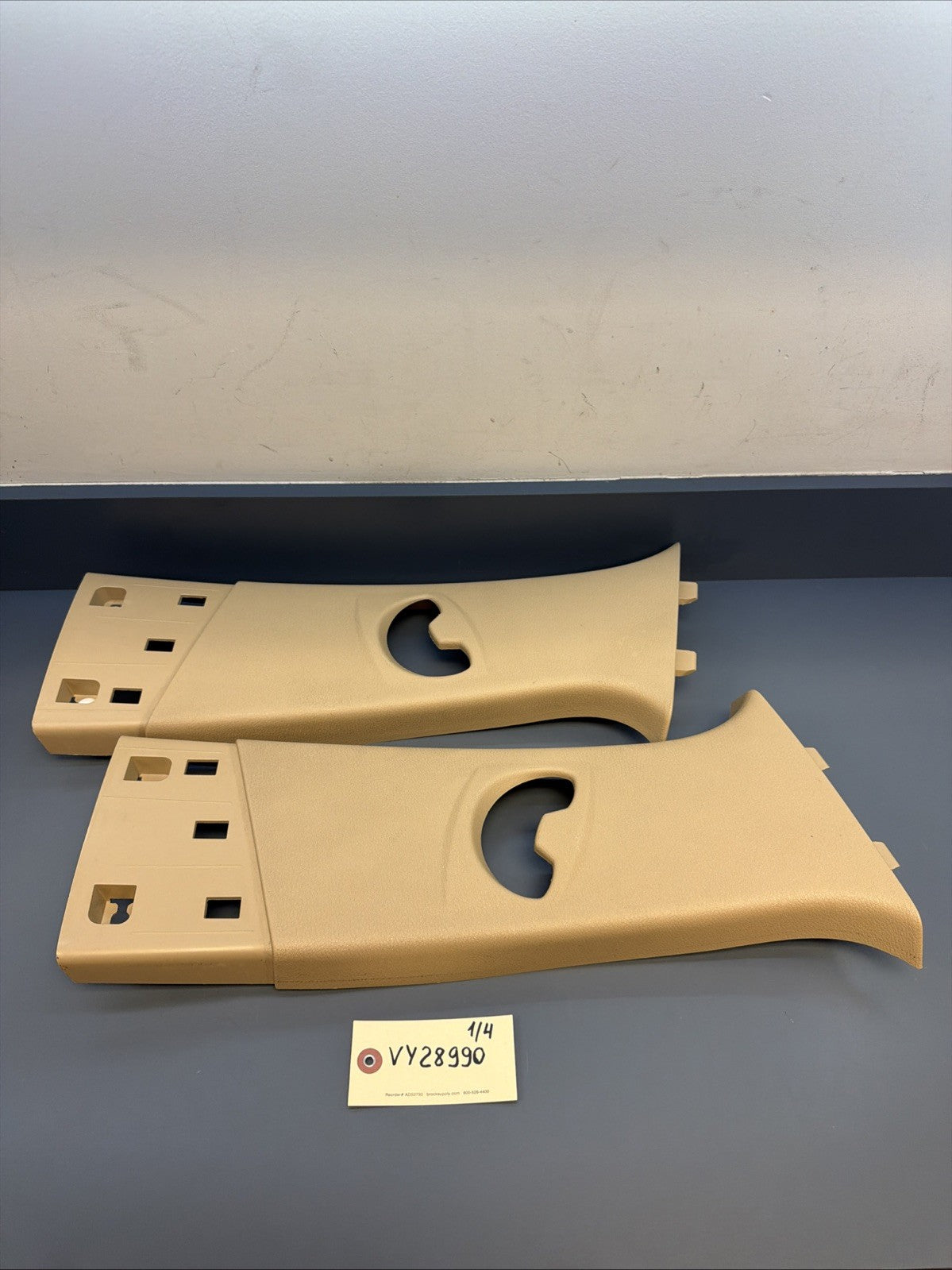 BMW X1 E84 Trim B Pillar Cover Upper Trim 2990775 2990776 SET OF 2 BEIGE