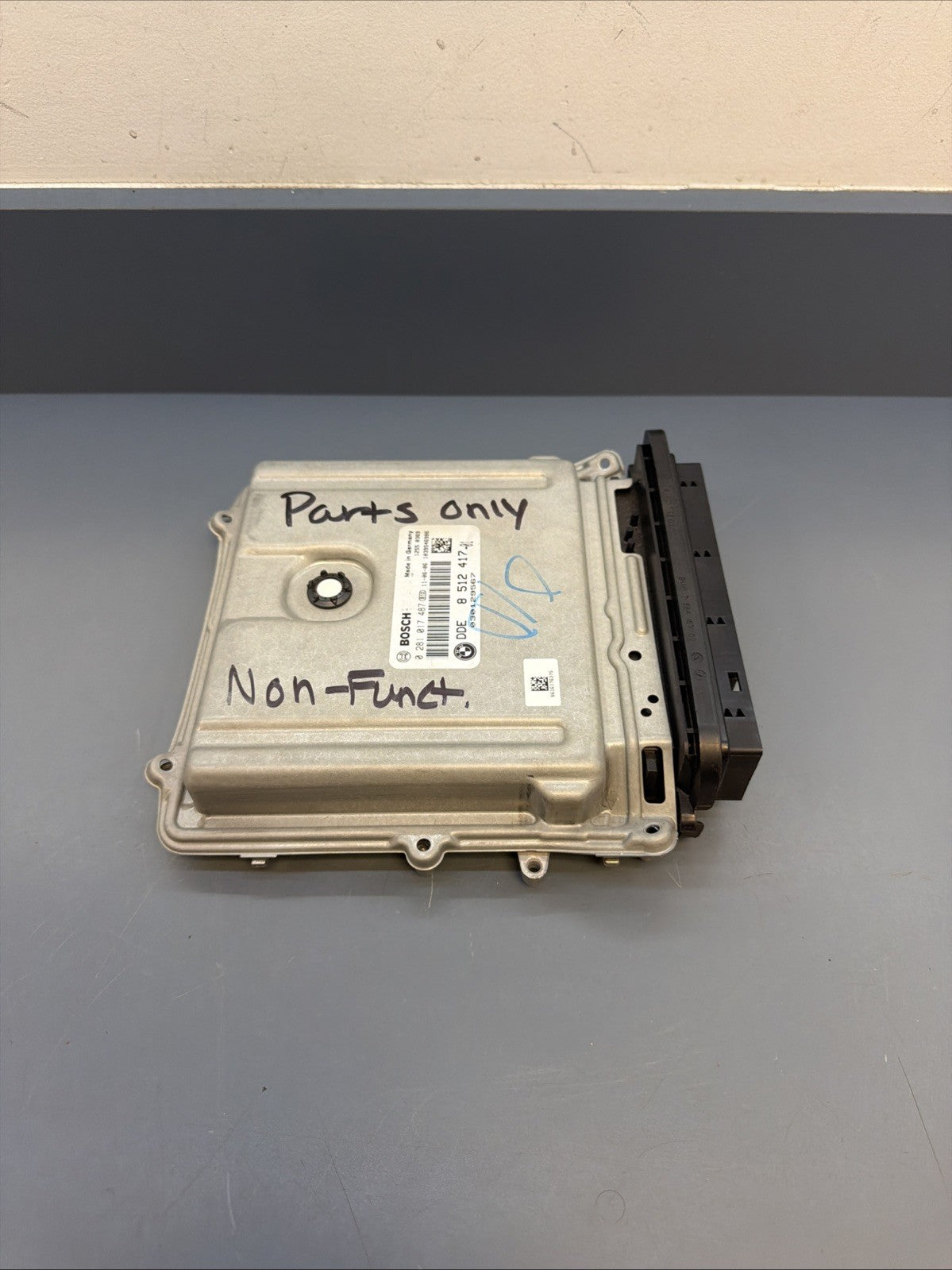 2009-2012 BMW X5 Engine Computer Module Unit ECU 8512417  *FOR PARTS, NO RETURN