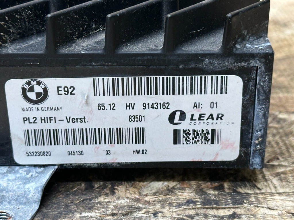 BMW 2006-2013 E92 LEAR HiFi SOUND SYSTEM AUDIO AMPLIFIER OEM 9143162
