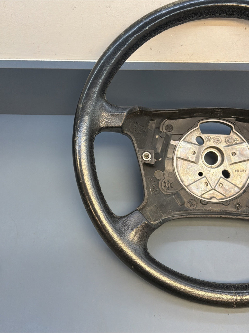 BMW E38 E39 740I 750I 530I 540I Steering Wheel Black Leather OEM 1095633