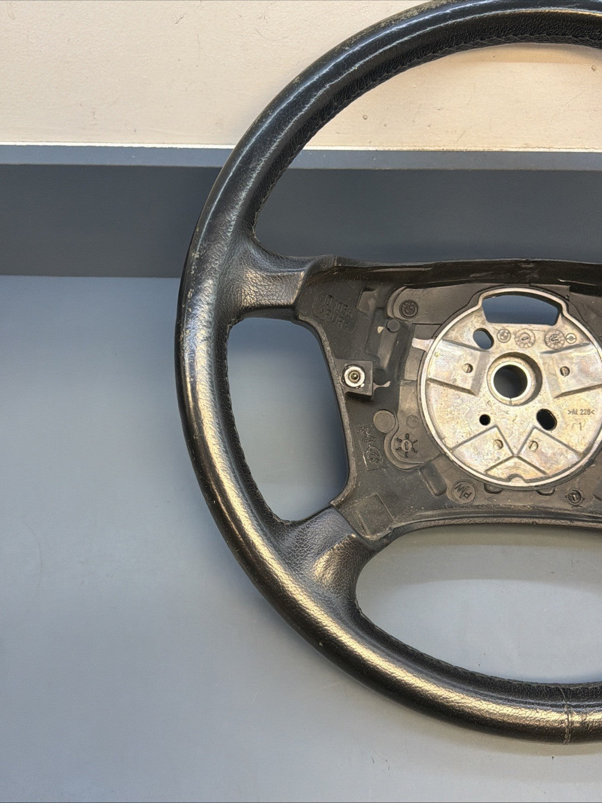 BMW E38 E39 740I 750I 530I 540I Steering Wheel Black Leather OEM 1095633