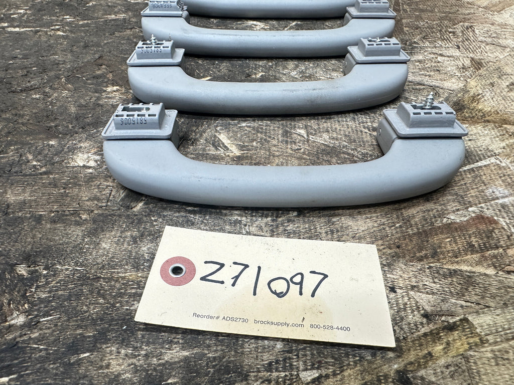 BMW 04-13 E90 3 SERIES INTERIOR GRAB HANDEL SET 4PC GRAY OEM 7033661+7033659