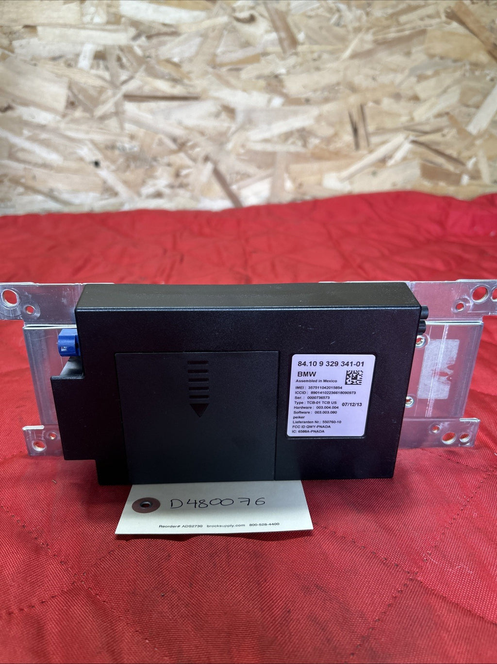 BMW 2010-2019 F10 F30 F32 BLUETOOTH TELEMATICS CONTROL MODULE OEM 9329341