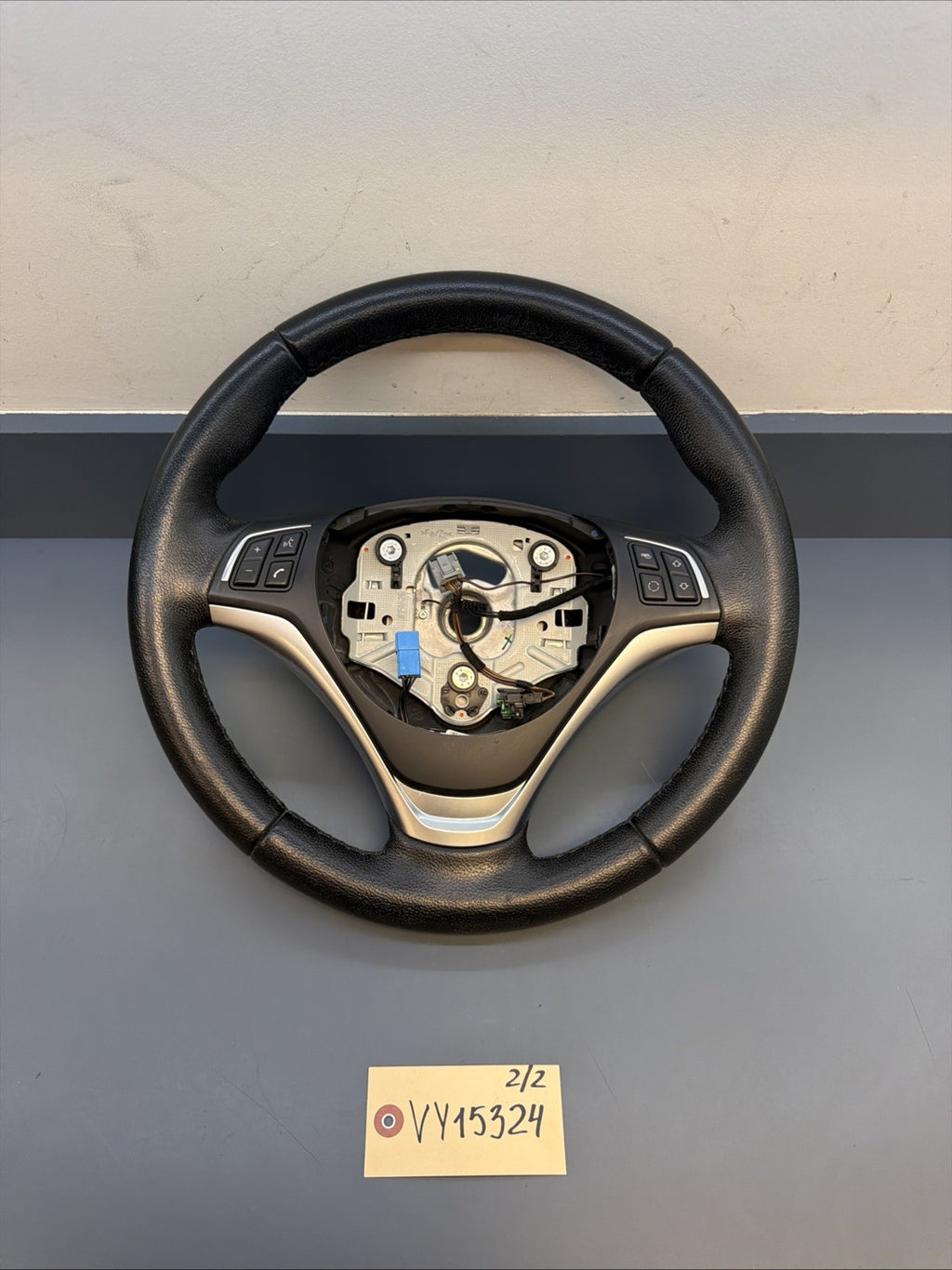 07-13 BMW X1 E84 Sport Steering Wheel Heated Leather W/O Paddles LCI OEM 6853133