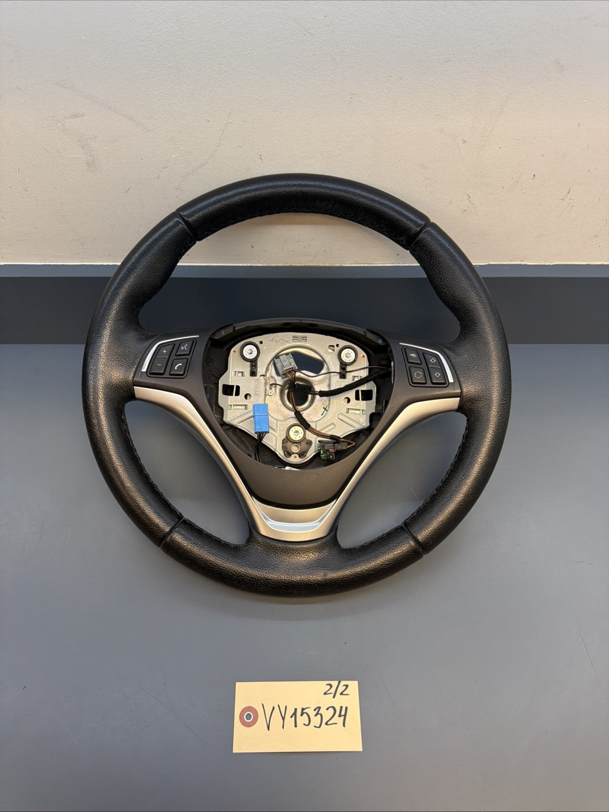 07-13 BMW X1 E84 Sport Steering Wheel Heated Leather W/O Paddles LCI OEM 6853133