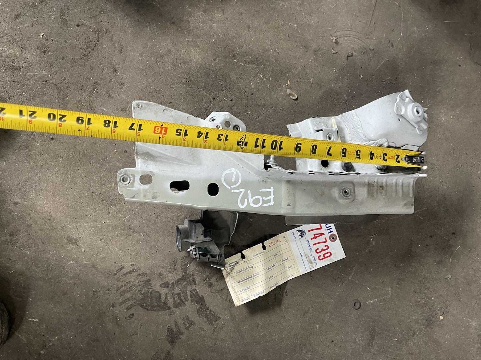 07-11 BMW E92 E93 M3 Front Left Fender Apron SECTION OEM
