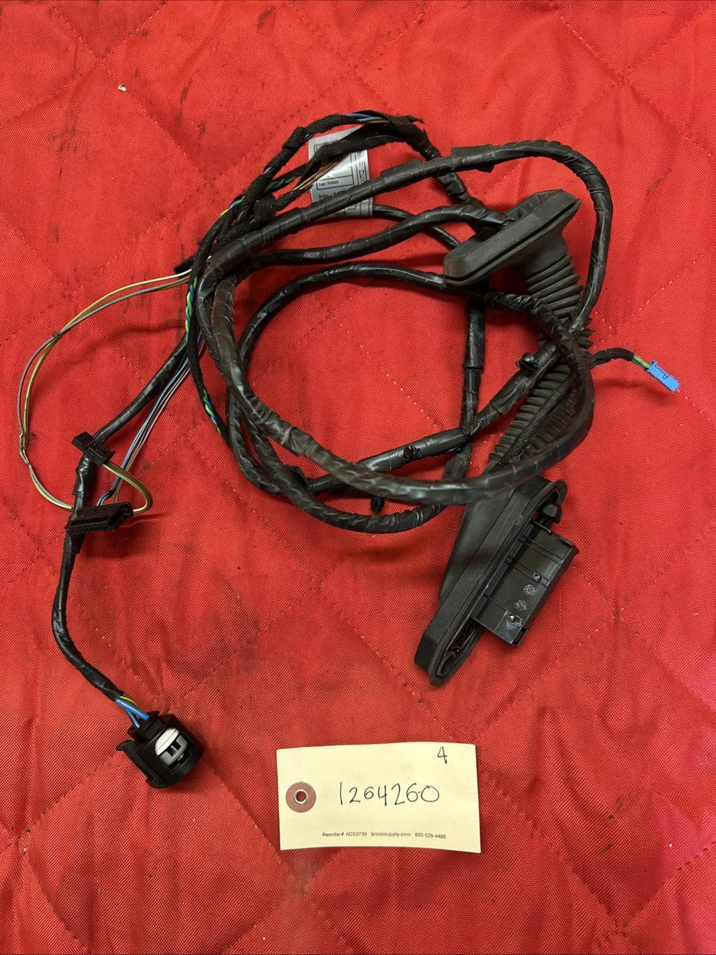 07-13 BMW X5 E70 DOOR WIRING HARNESS REAR DRIVER SIDE LEFT 9203115