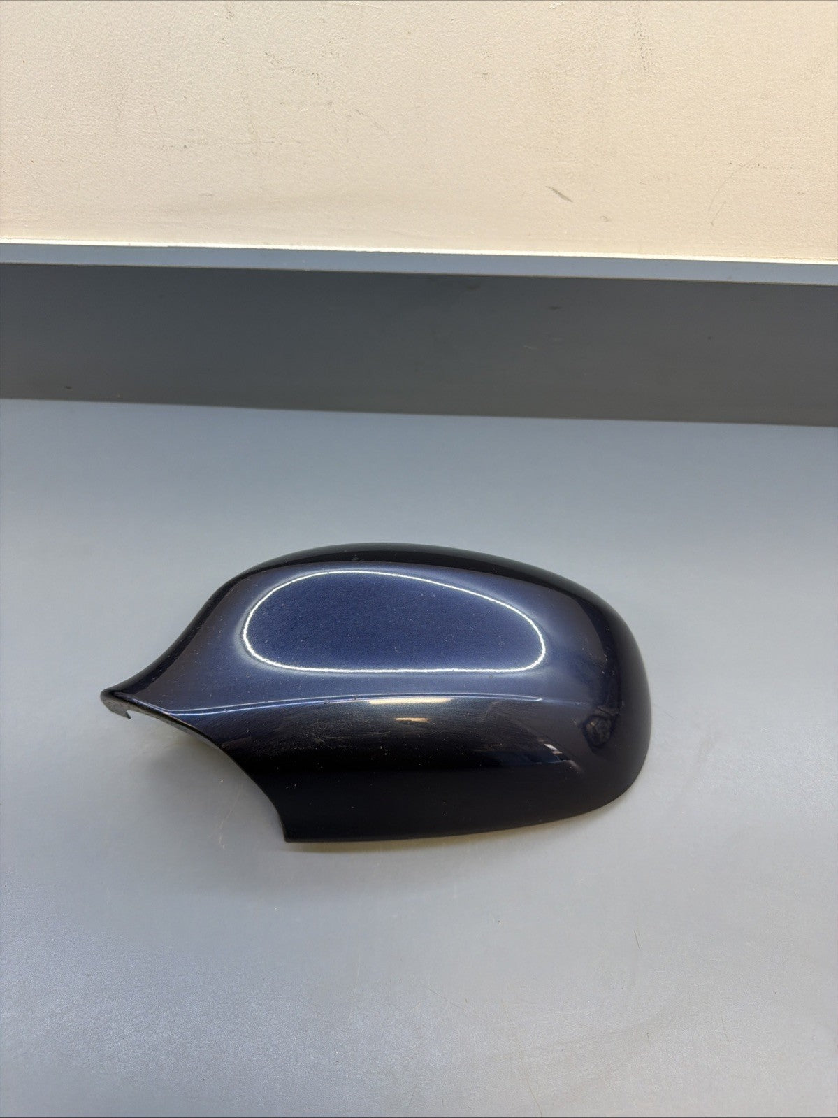 2009-2011 BMW E90 328i 335i SEDAN FRONT LEFT DRIVER BLUE MIRROR CAP COVER OEM