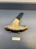 06-13 BMW E90 328i EMERGENCY BRAKE HANDLE BOOT COVER LEATHER OEM 7137535
