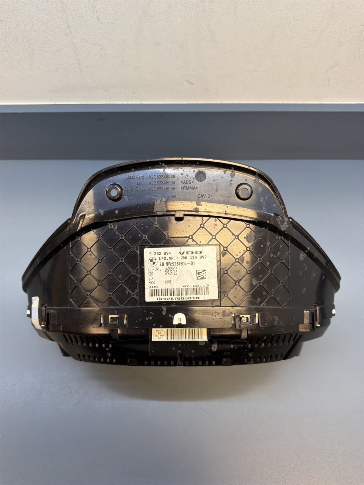 12-16 BMW F30 320i MPH Speedometer Cluster Gauge OEM 9232894 UNKNOWN MILEAGE