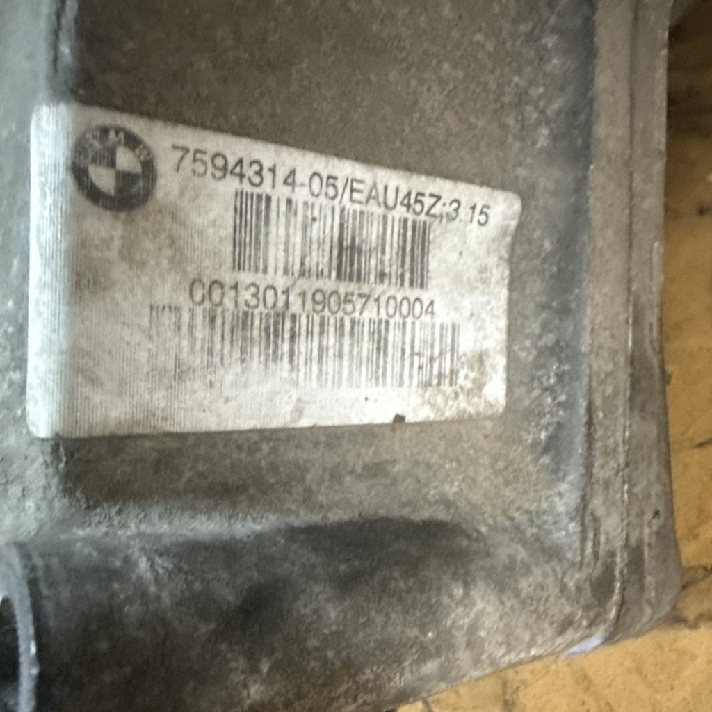 Front Differential Carrier Final 3.15 Drive AWD Diff OEM BMW X5i E70 7594314