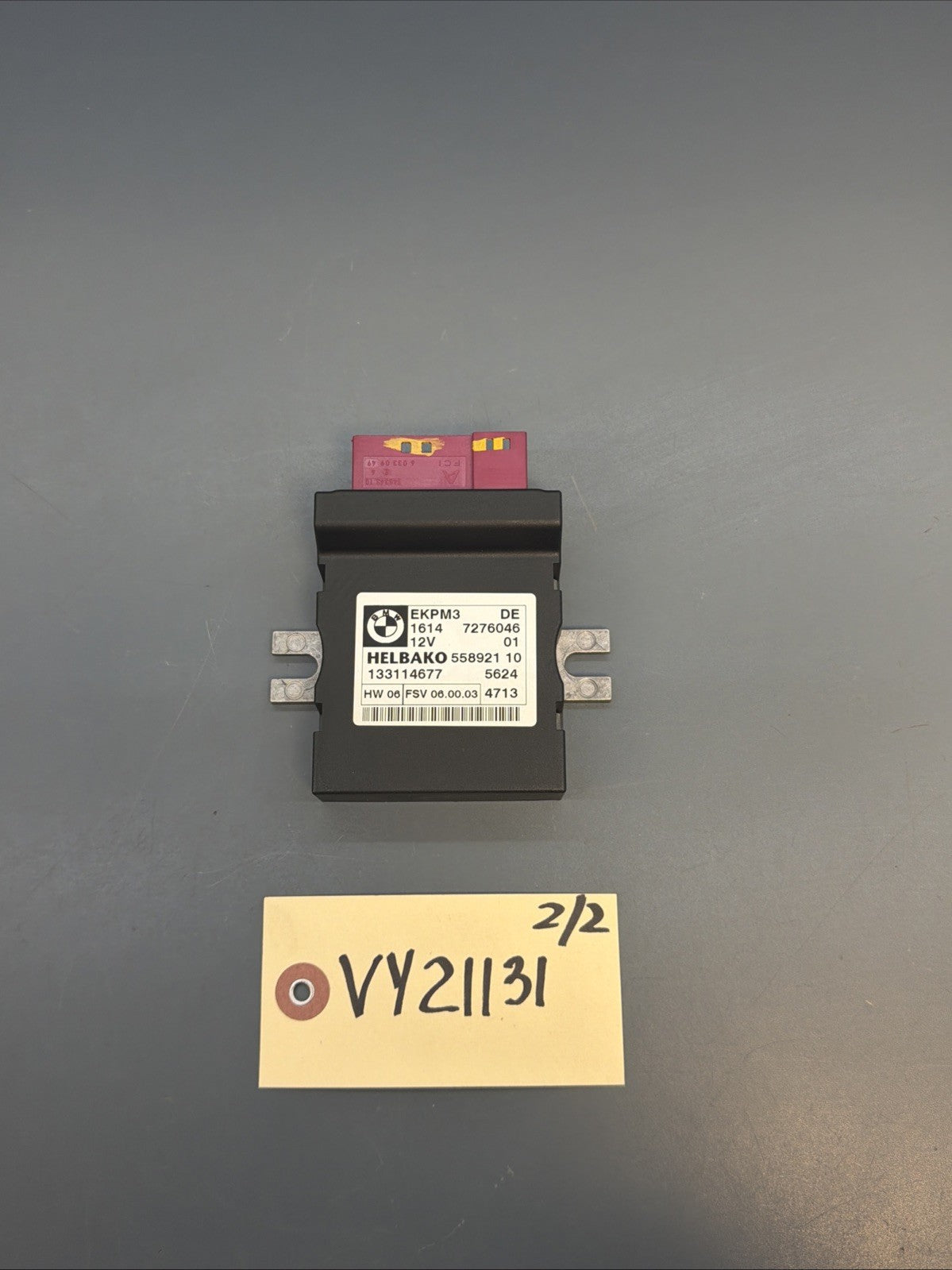 BMW 1 3 5 X5 E60 E70 E81 E82 E87 E90 Fuel Pump Control Unit Module EKPM3 7276046