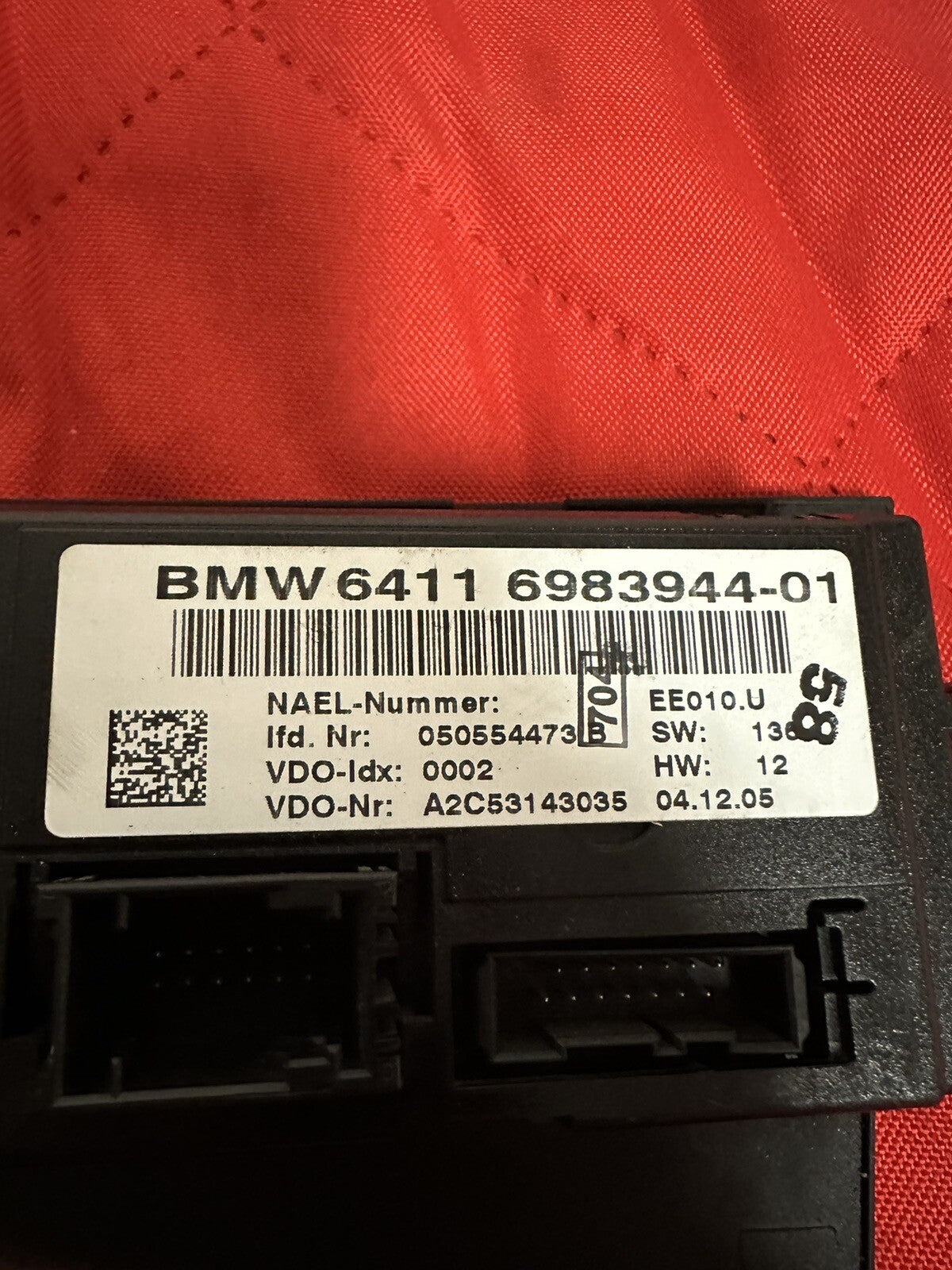06-11 BMW E90 E91 3-SERIES CLIMATE CONTROL A/C HEATER CONTROL UNIT OEM 6983944