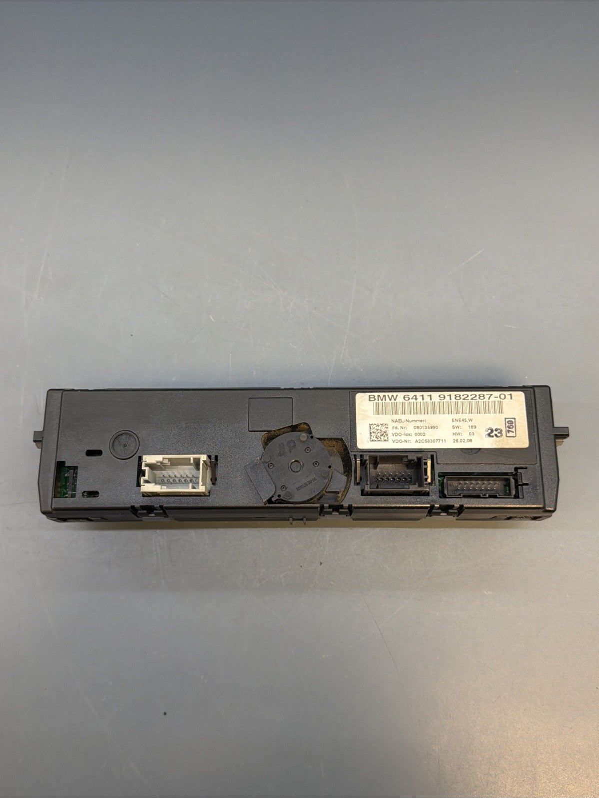 BMW 3 E82 E88 E90 M3 Climate Control Unit A/C Air Conditioning Panel 9182287
